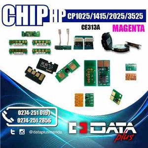 Chip Hp Cp Magenta Ce313a