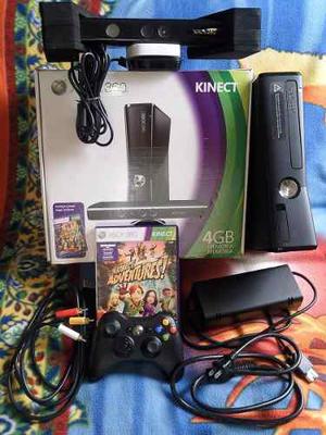 Xbox 360 Con Kinect Importado E Impecable