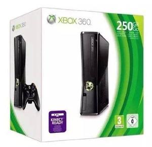 Xbox 360 Slim 250gb + Hdmi + 2 Controles +juegos Originales