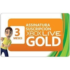Xbox Live Gold 3 Meses Cnta