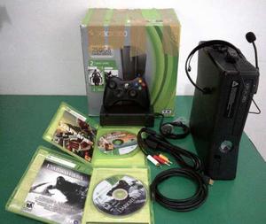 Xbox360 Slim Rgh 250gb 1 Control Audifono 2juegos Originales