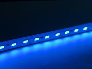 Cinta Tira Led Rigida Aluminio 2 X 1 Metro  Azul