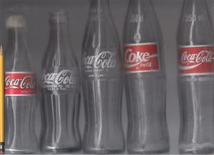 Botellas De Refresco Coca Cola,vacias,no Circulantes.