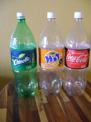 Botellas Plasticas De Refresco De 2 Litros Usadas