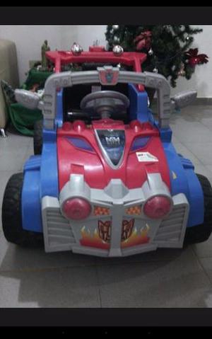 Carro Electrico Niño Transformers