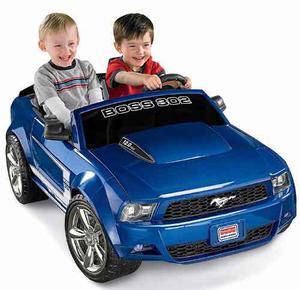 Fisher Price Carro Mustang Power Wheels Azul W