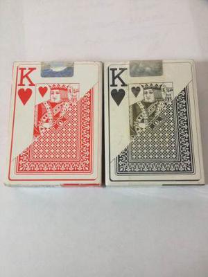 Juego De 2 Máso De Carta De Poker Fournier 818 Roja Y Azul