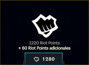  Rp Lan - Riot Points - League Of Legends