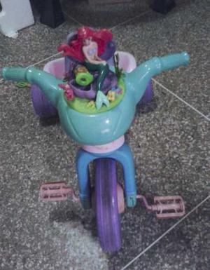 Triciclo Disney Sirenita Original