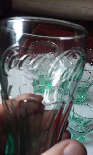 Vasos De Coca Cola En Vidrio Para Coleccionar