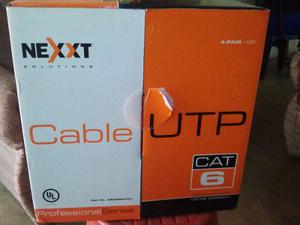 Caja De Cable Upt,cat %cable Color Blanco 320m