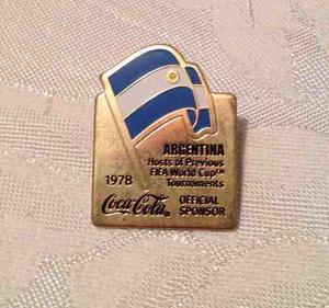 Pin Coca Cola Conmemorativo Mundial Fifa  Argentina
