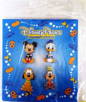 Pin De Coleccion Mickey, Donald, Pluto Y Goofy_nuevas