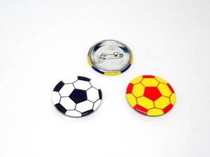 Prendedor Chapa Footbol Grande Material Pop Regalo Cotillon