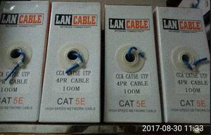 Cable Utp Cat 5e Importado Bimetal Venta Por Metros.