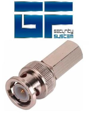 Conector Bnc Rg59 Enroscable Para Cable Coaxial Cctv