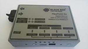 Convertidor Fibra Óptica Gigabit Blackbox 10km Sc Monomodo