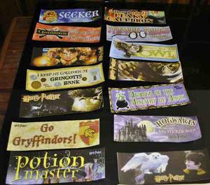 Harry Potter Afiches Stickers Chapas Y Libros De Colorear