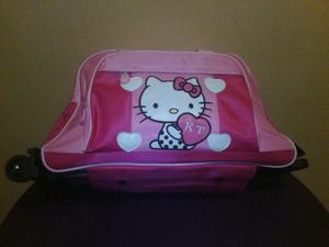 Maleta Con Ruedas, Bolso Hello Kitty