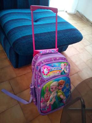 Maleta Escolar Grande 3d Frozen Hello Kitty Princesa Sofia
