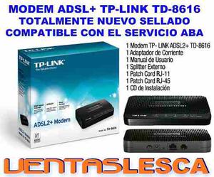 Modem Tp-link Td- Adsl+ Internet Nuevo Sellado Garantía