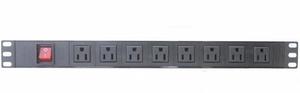 Regleta Pdu 8 Tomas Supresor Picos Rackeable Pdu-us801m