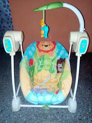 Silla Mesedora, Vibratoria Y Musical Fisher Price