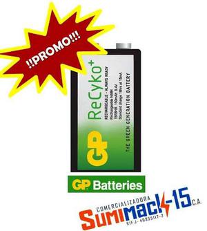 Bateria Recargable Gp Recyko 9v 155mah
