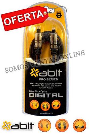 Cable Audio Fibra Optica Digital Profesional. Cable 3 Metros