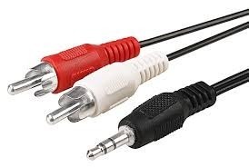 Cable Audio Plug 3.5mm A 2 Rca Estereo 1.5 Metros