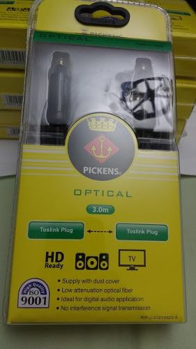 Cable Pickens Óptico Toslink 3mt Dmm