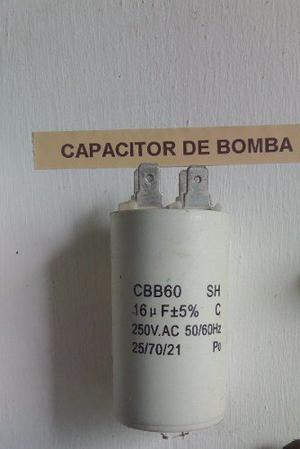 Capacitores Cbb 60 Para Bomba De Agua De 70 Mf En 250v