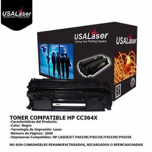 Toner Compatible Hp Cc364x (64x) Para P P