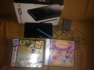 Ds Lite Con 4 Juegos Y Todos Sus Accesorios Originales