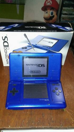 Ds Nintendo Color Azul Con Nintendog Original