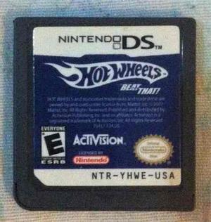 Juego Nintendo Ds - Hot Wheels Beat That (solo Cartucho)