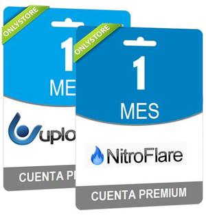 Pack Cuentas Premium Uploaded Y Nitroflare 30 Dias Original
