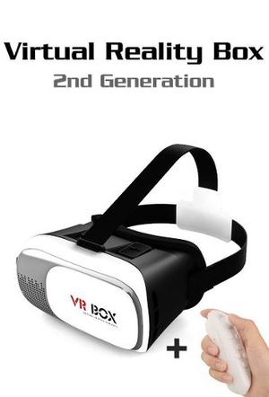 Lentes Realidad Virtual 3d Vr Box + Control Somos Tienda.