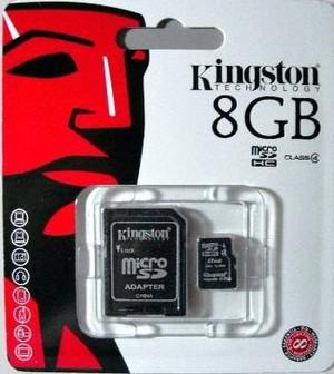 Memoria Micro Sd 8gb Kingston Original Original +adapatdorsd