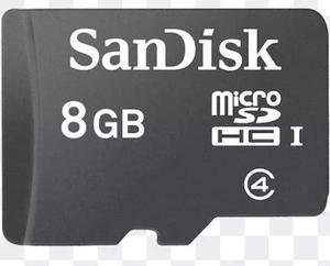 Memoria Micro Sd 8gb, Microsd 8 Gb, Sandisk, Somos Tienda