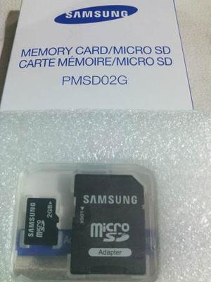 Memorias Microsd De 2 Gb Con Adaptador
