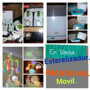 Como Nuevos!! Esterelizador, Movil Y Monitores.