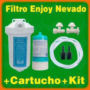 Filtro Agua Enjoy #7rp + Cartucho + Multikit Instalacion R4