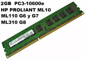 Memoria Hp Proliant 2 Gb Server Ml110 Ml310 Mle 8gb