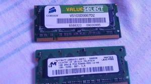 Memoria Ram Corsair De 1gb Ddr2 X16