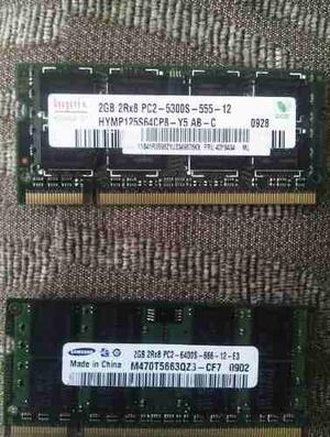 Memoria Ram Ddr2 2gb Lapto