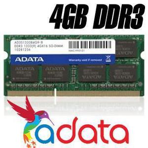 Memoria Ram Ddr3 4gb  So-dimm Adata Nueva Para Laptop