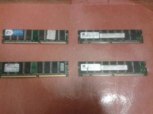 Memorias Ram 1gb,512mb,128mb