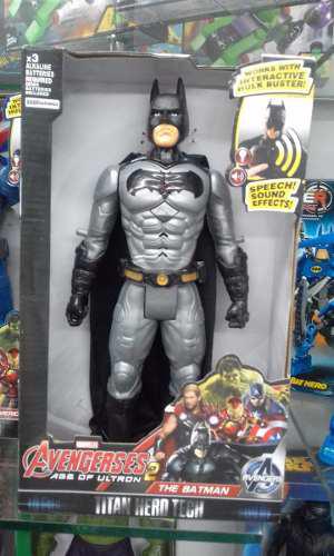 Muñeco Batman Avenger Marvel 30cm Luz Y Sonido Superman