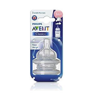 Philips Avent Classic+ 2 Tetinas Mamilas Flujo Variable